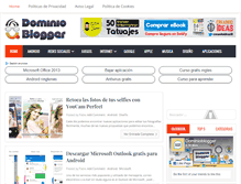 Tablet Screenshot of dominioblogger.com